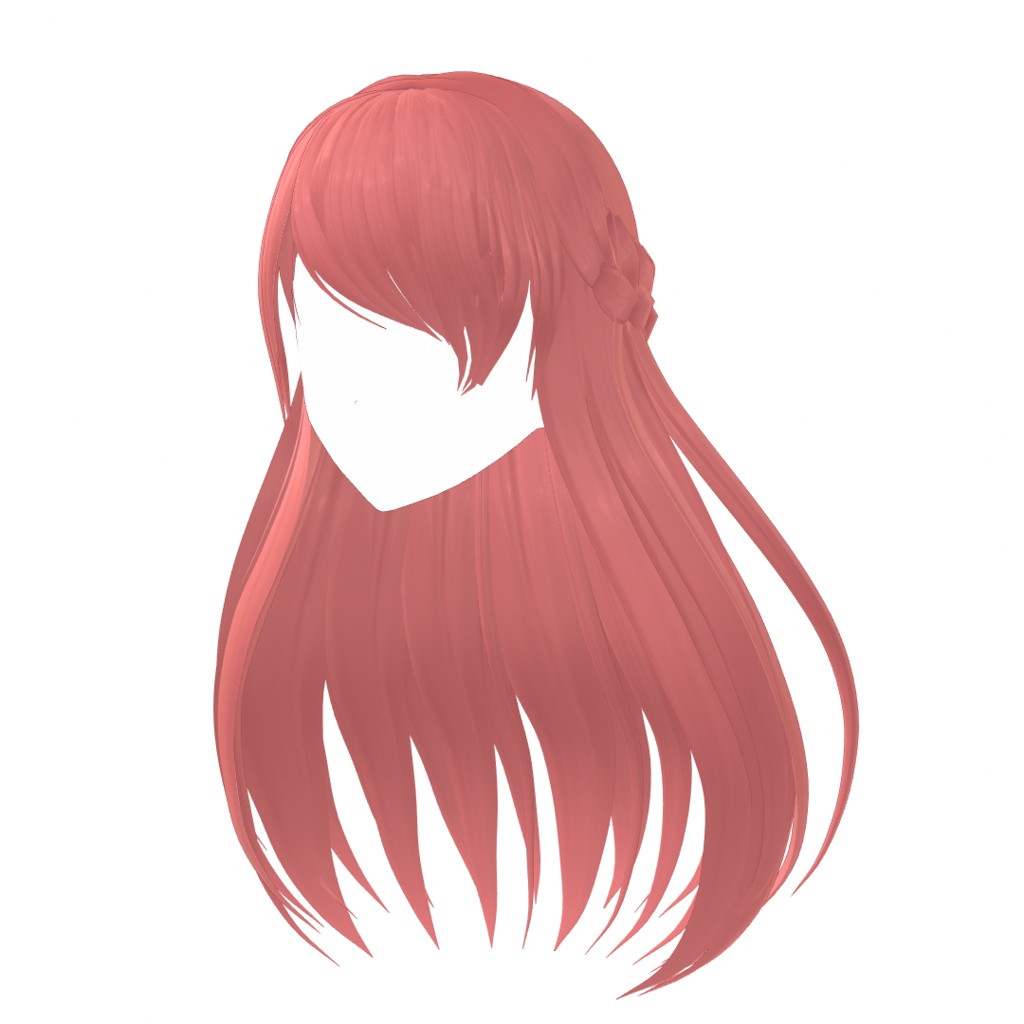 VRoid Hair presets ストレートプリンセスヘアー