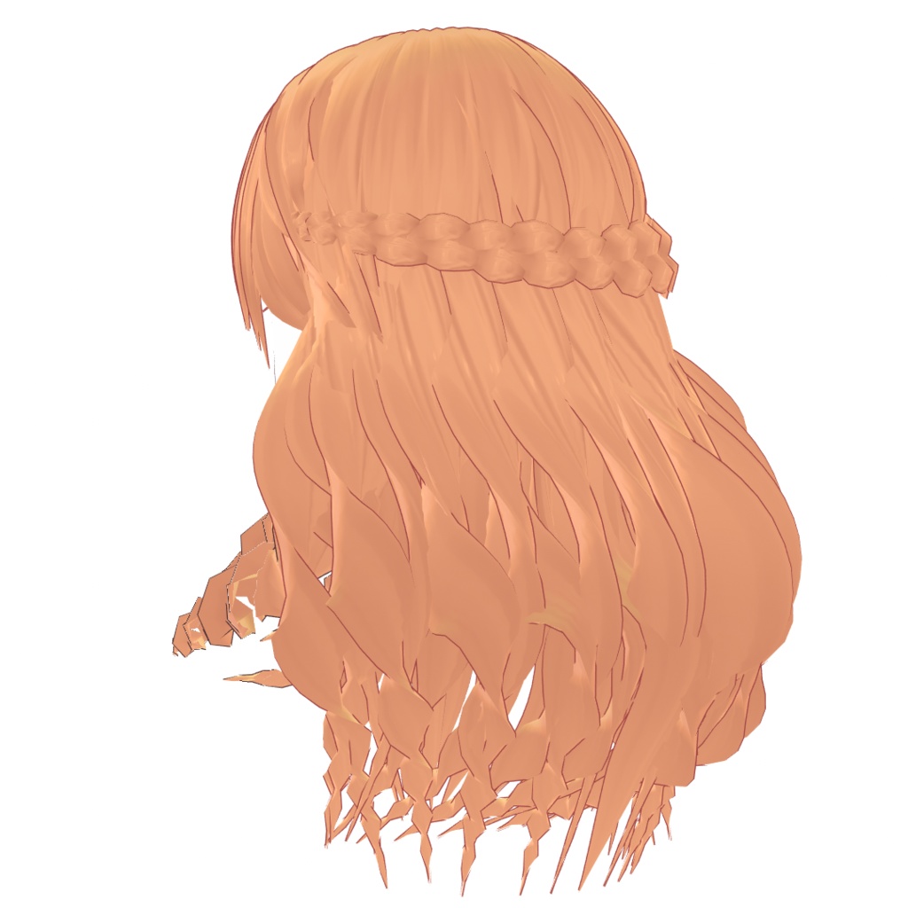 VRoid Hair presets くるくるプリンセスヘアー