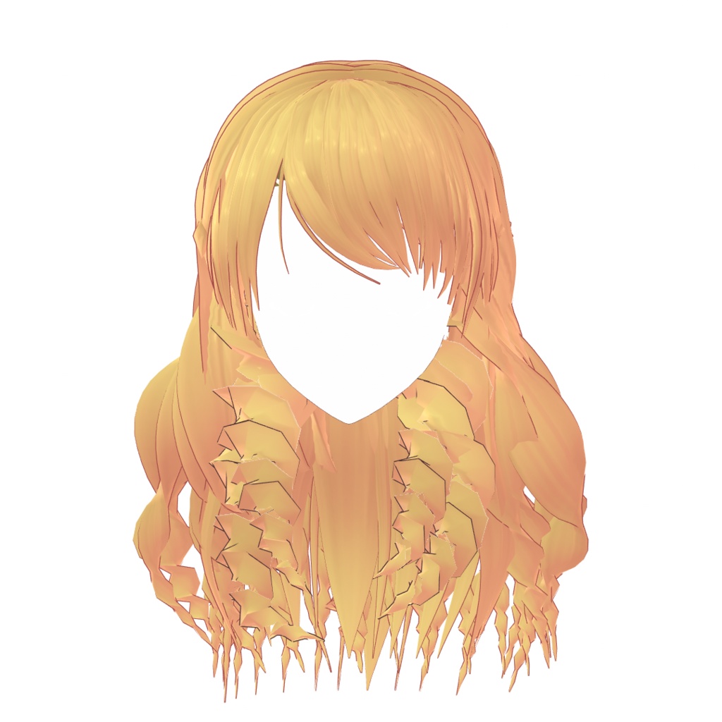 VRoid Hair presets くるくるプリンセスヘアー