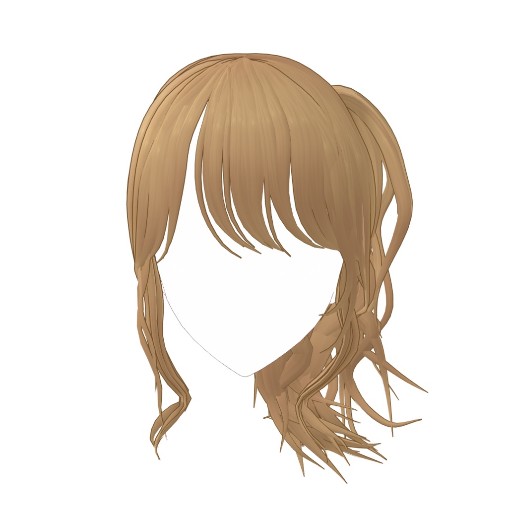 VRoid Hair presets 無防備ポニーテール