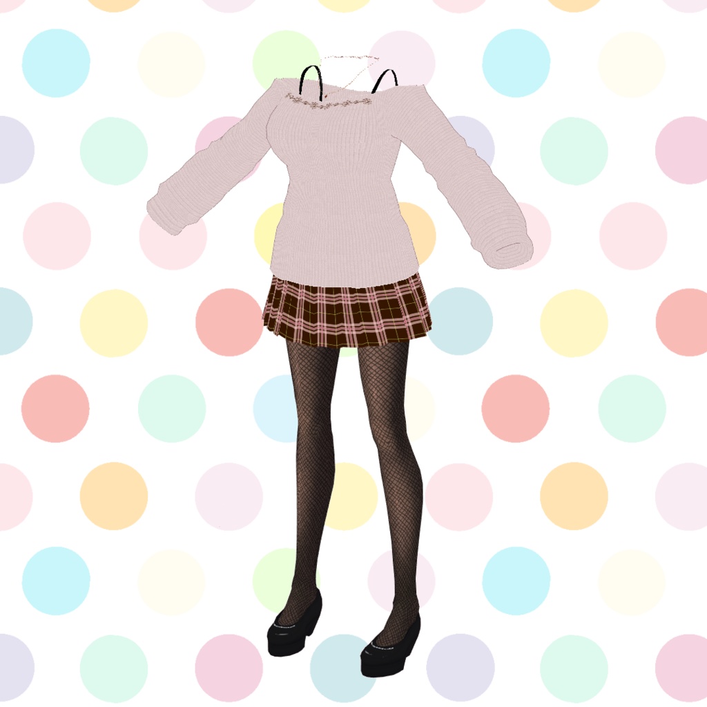 VRoid Outfit Texture 「愛されオータムコーデ」