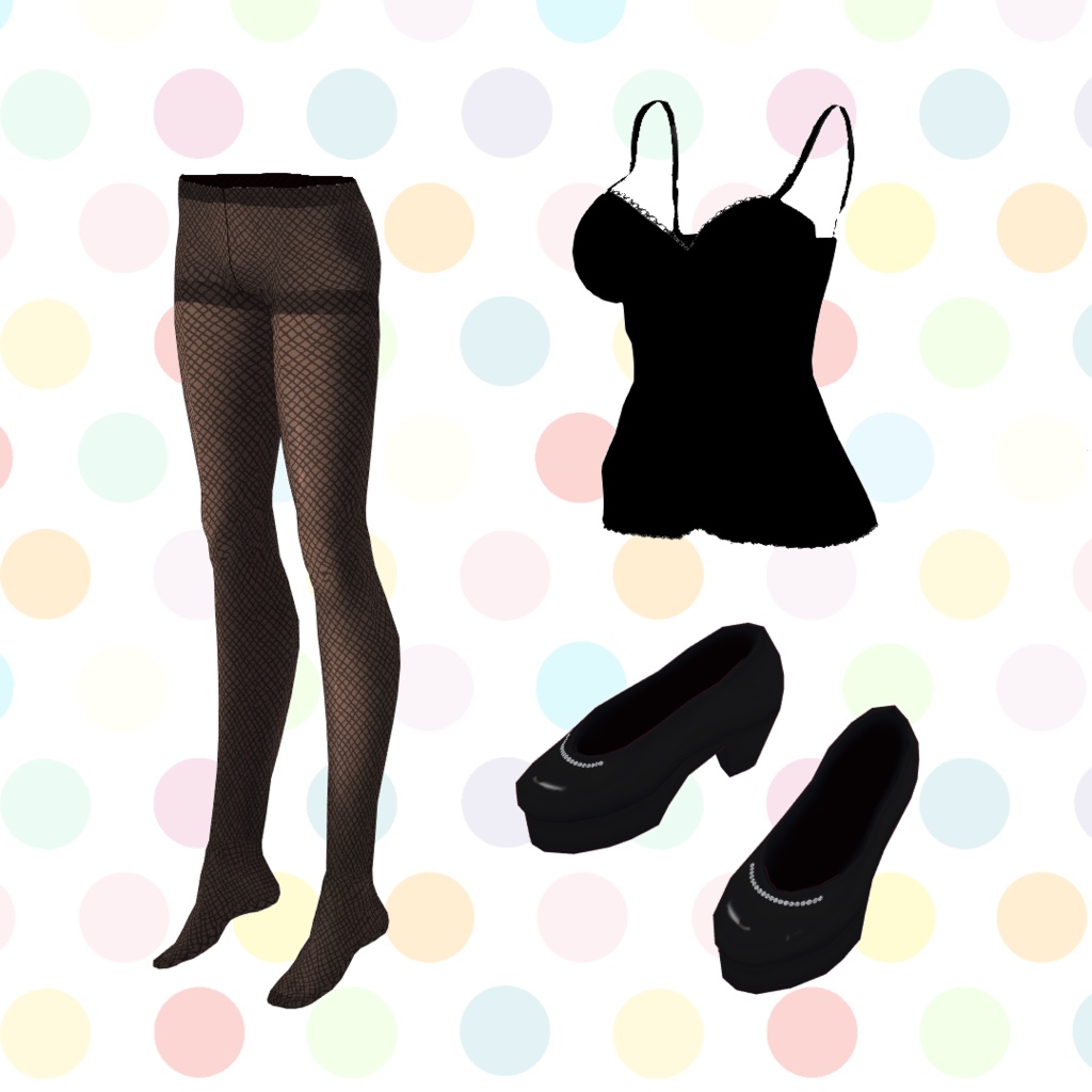 VRoid Outfit Texture 「愛されオータムコーデ」