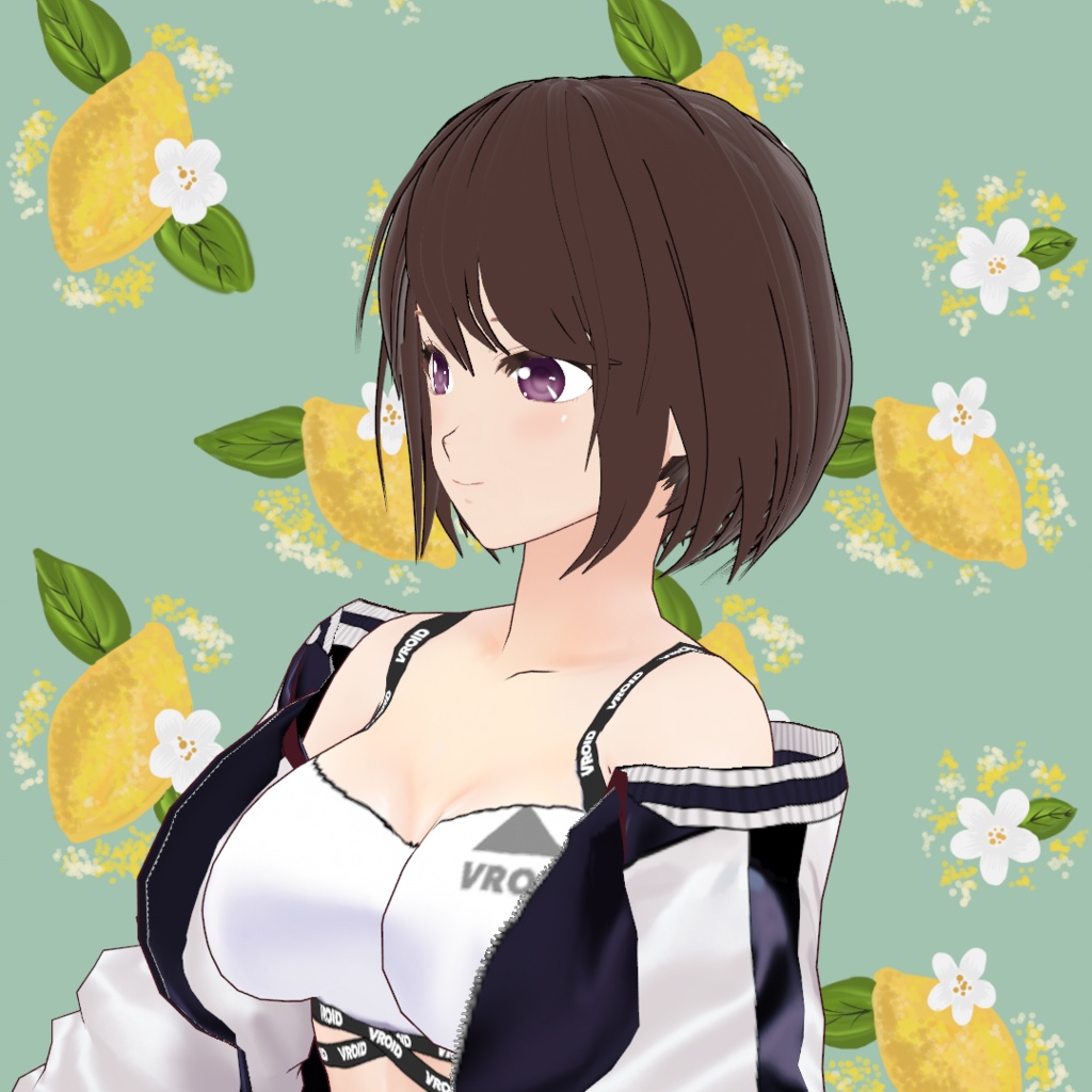 VRoid Hair presets ボーイッシュなボブヘアー