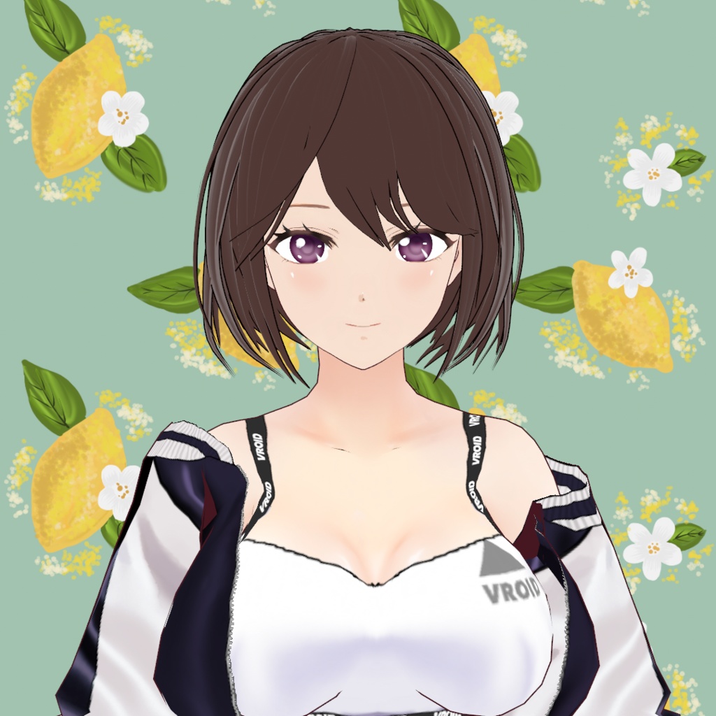 VRoid Hair presets ボーイッシュなボブヘアー