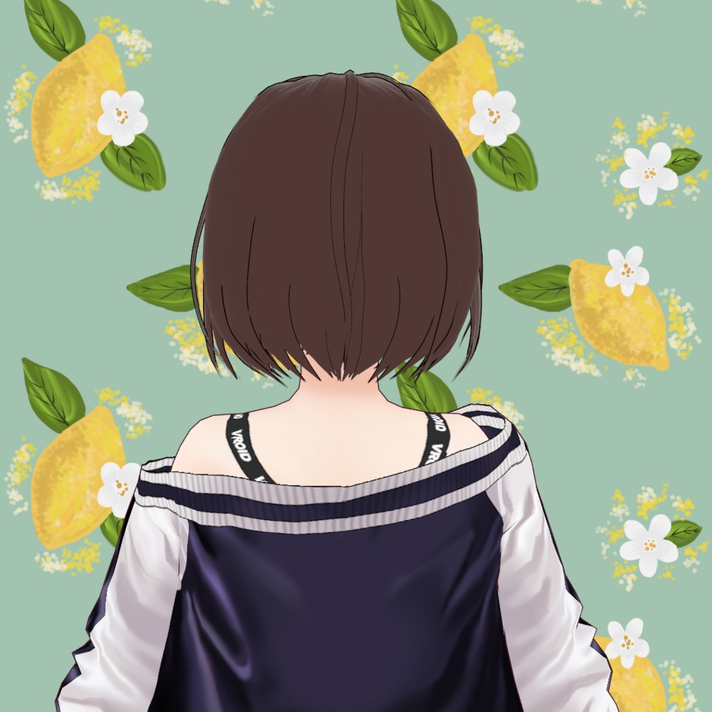 VRoid Hair presets ボーイッシュなボブヘアー