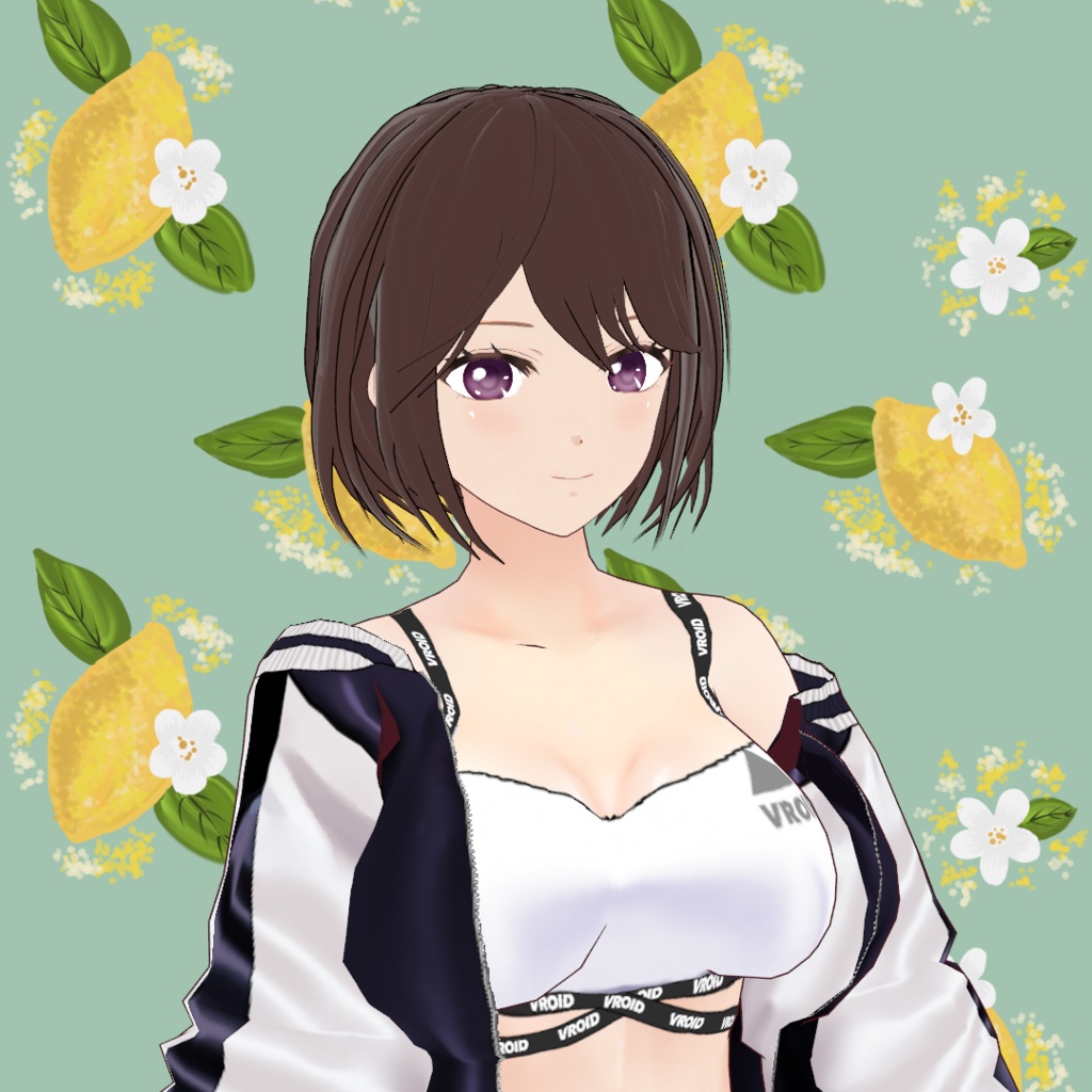 VRoid Hair presets ボーイッシュなボブヘアー