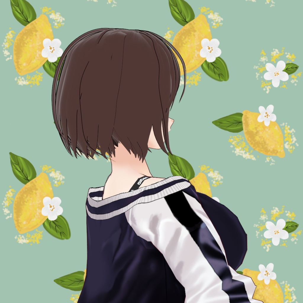 VRoid Hair presets ボーイッシュなボブヘアー