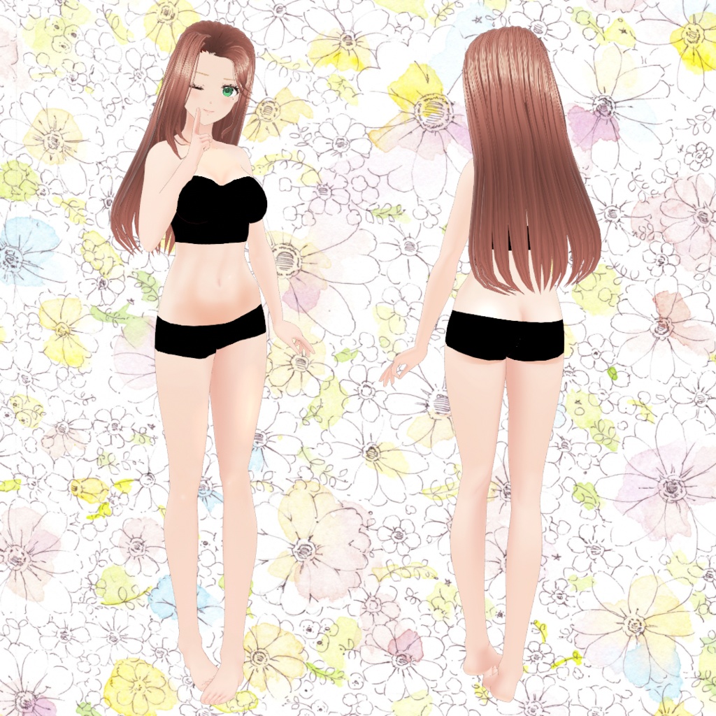 VRoid Model :「はかなげおねえさん ミサ -Misa- Renewal」