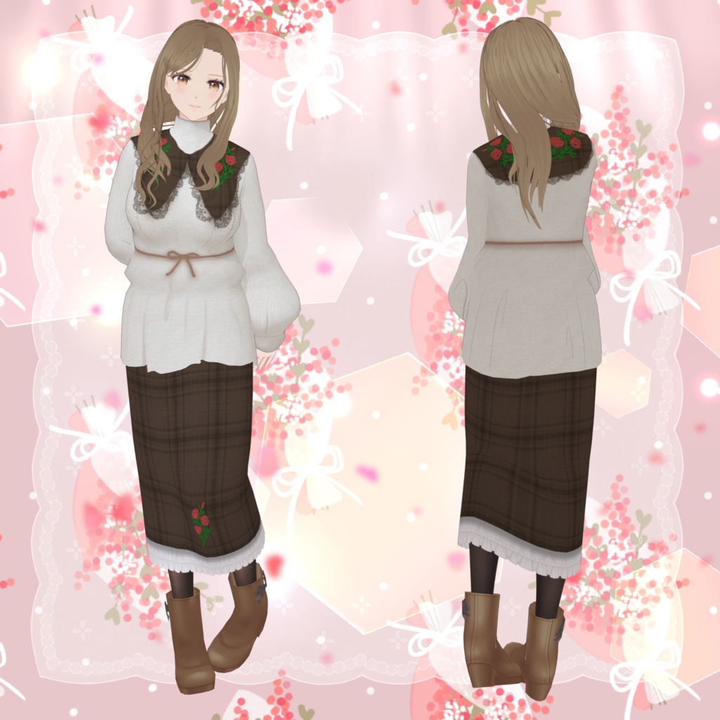 VRoid Model :「はかなげおねえさん ミサ -Misa- Renewal」