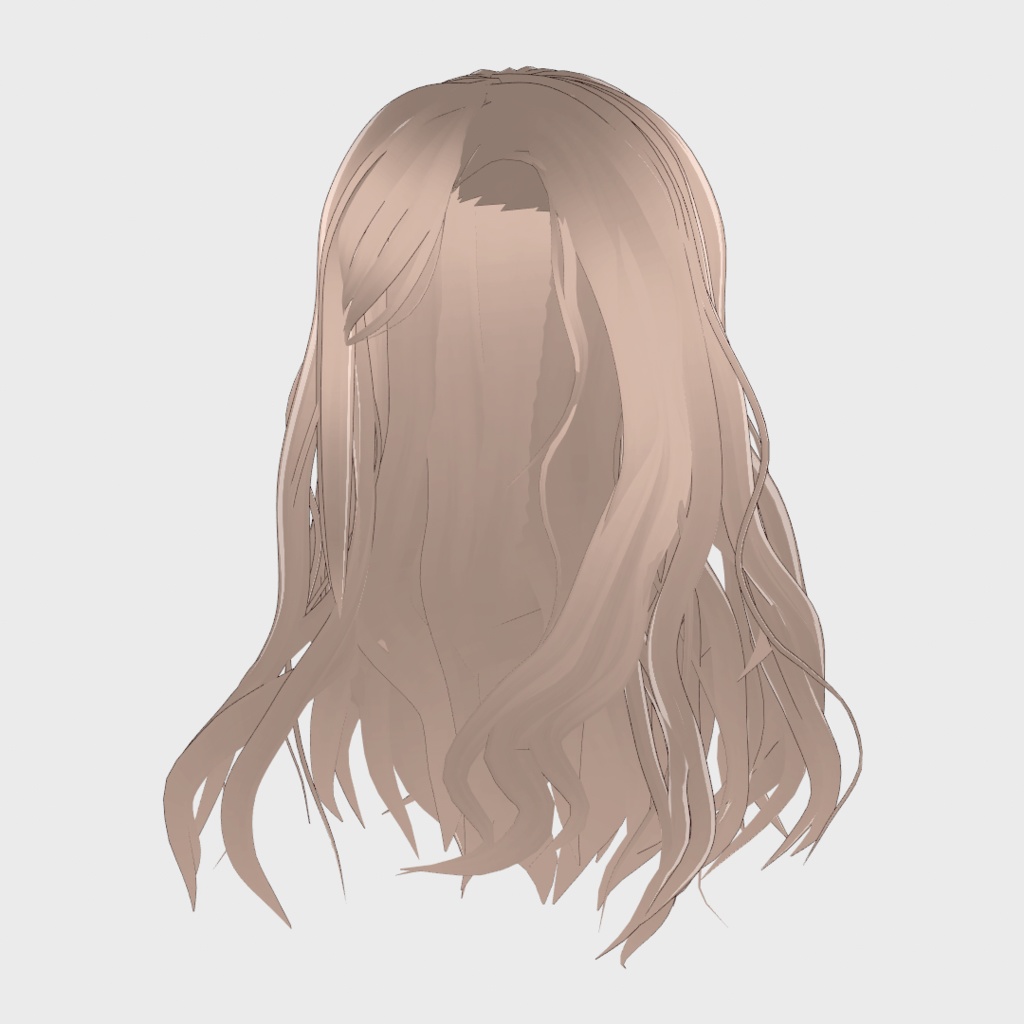 VRoid Hair presets ゆるゆるウェーブヘアー