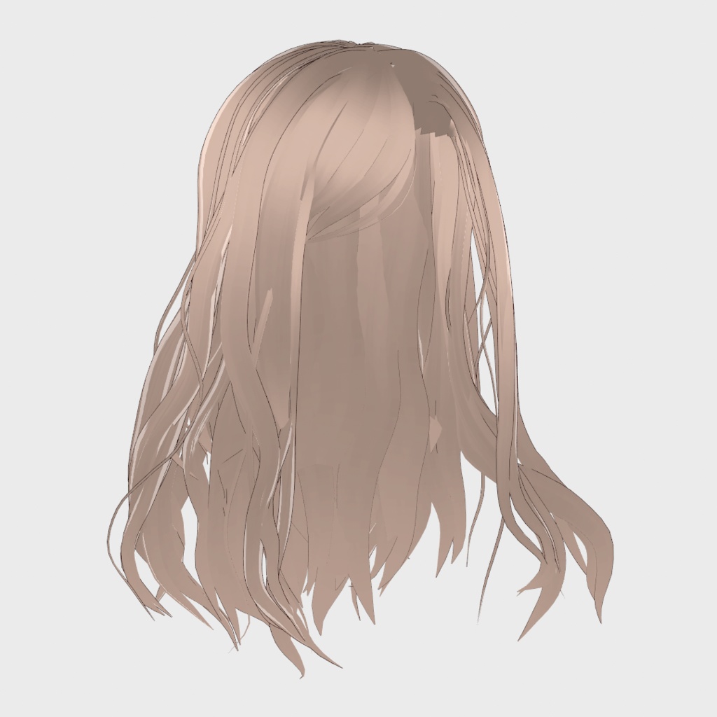VRoid Hair presets ゆるゆるウェーブヘアー