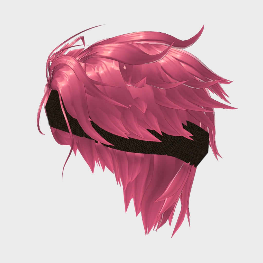 VRoid Hair presets 忍びっぽいターバンヘア