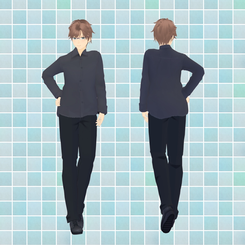 VRoid Model:「優男-Yasao-」