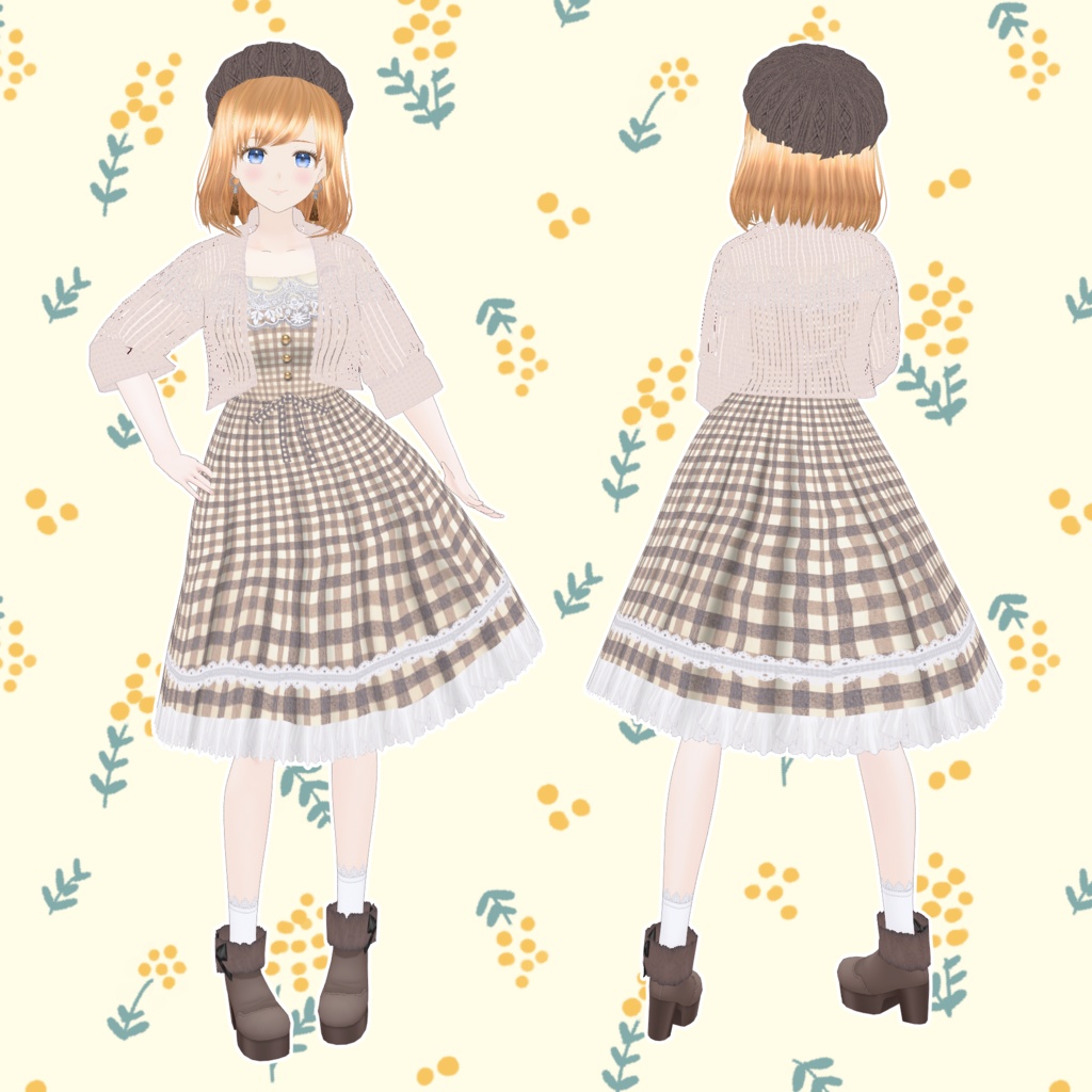 VRoid Model:「清楚ガール 寧々羽 -Neneha-」