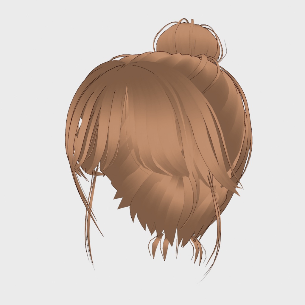 VRoid Hair presets 無防備おだんごヘア