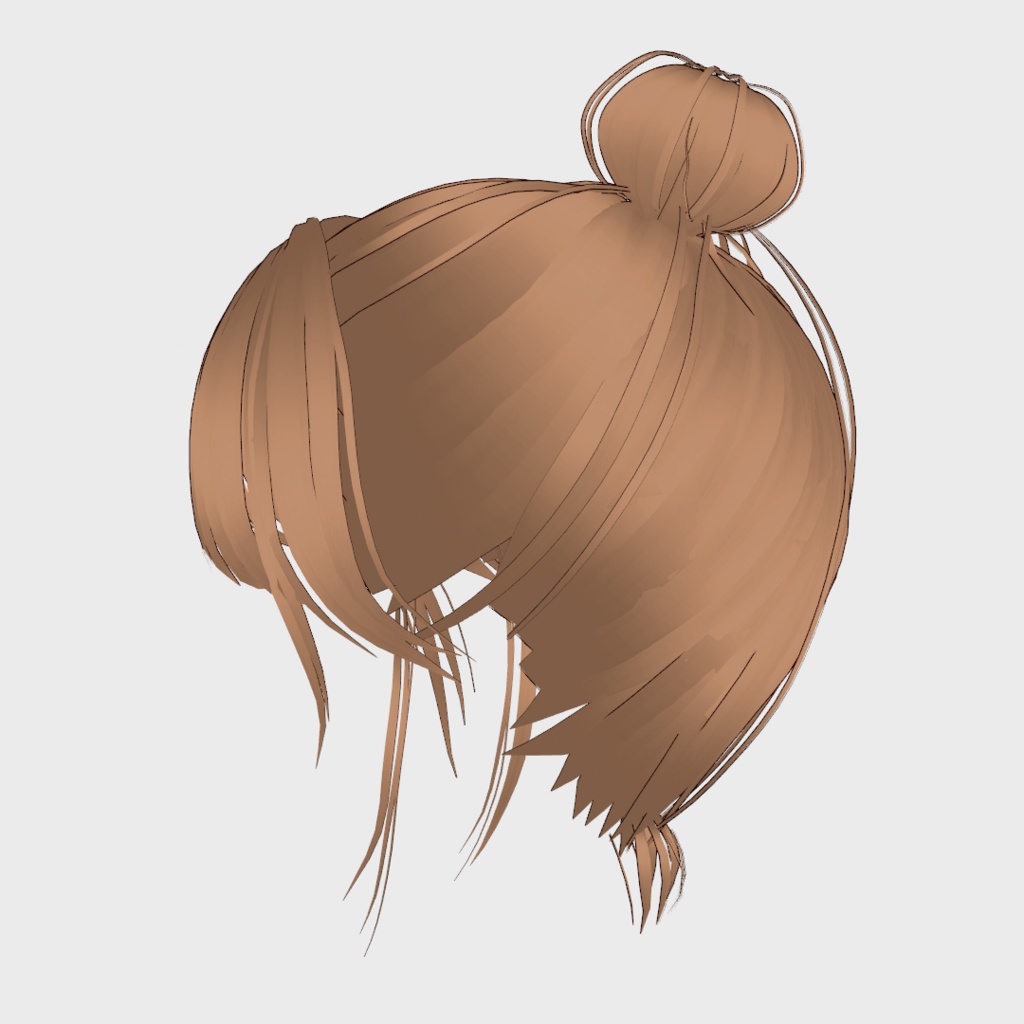 VRoid Hair presets 無防備おだんごヘア