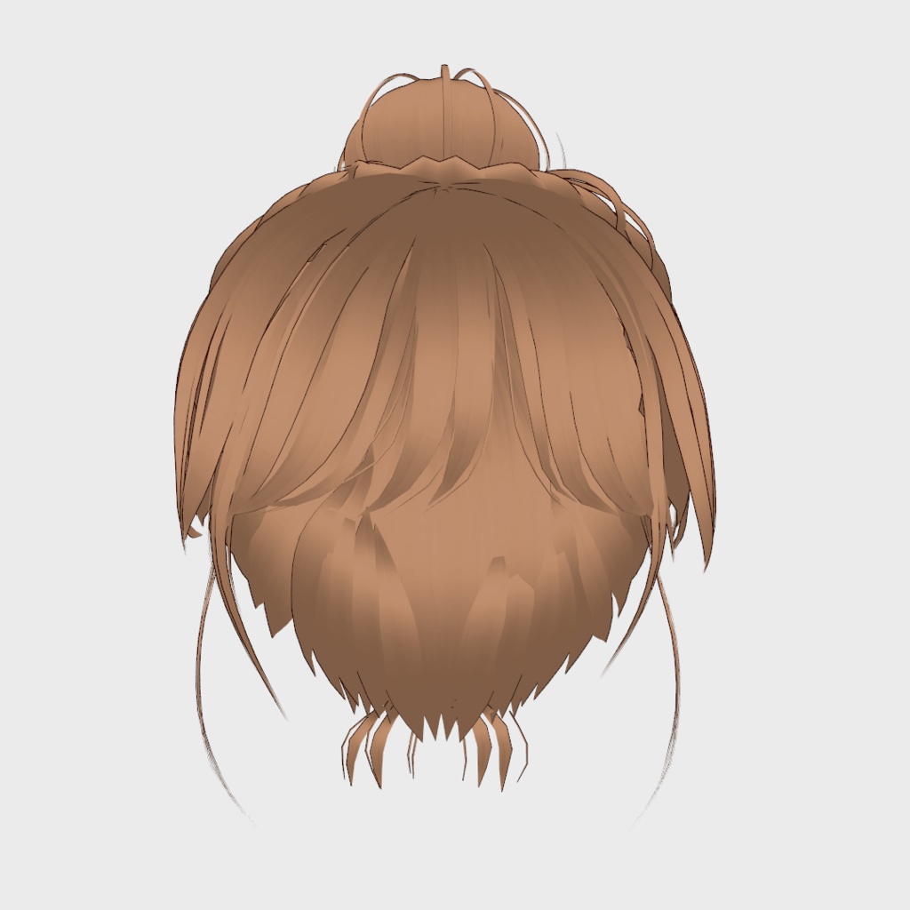 VRoid Hair presets 無防備おだんごヘア