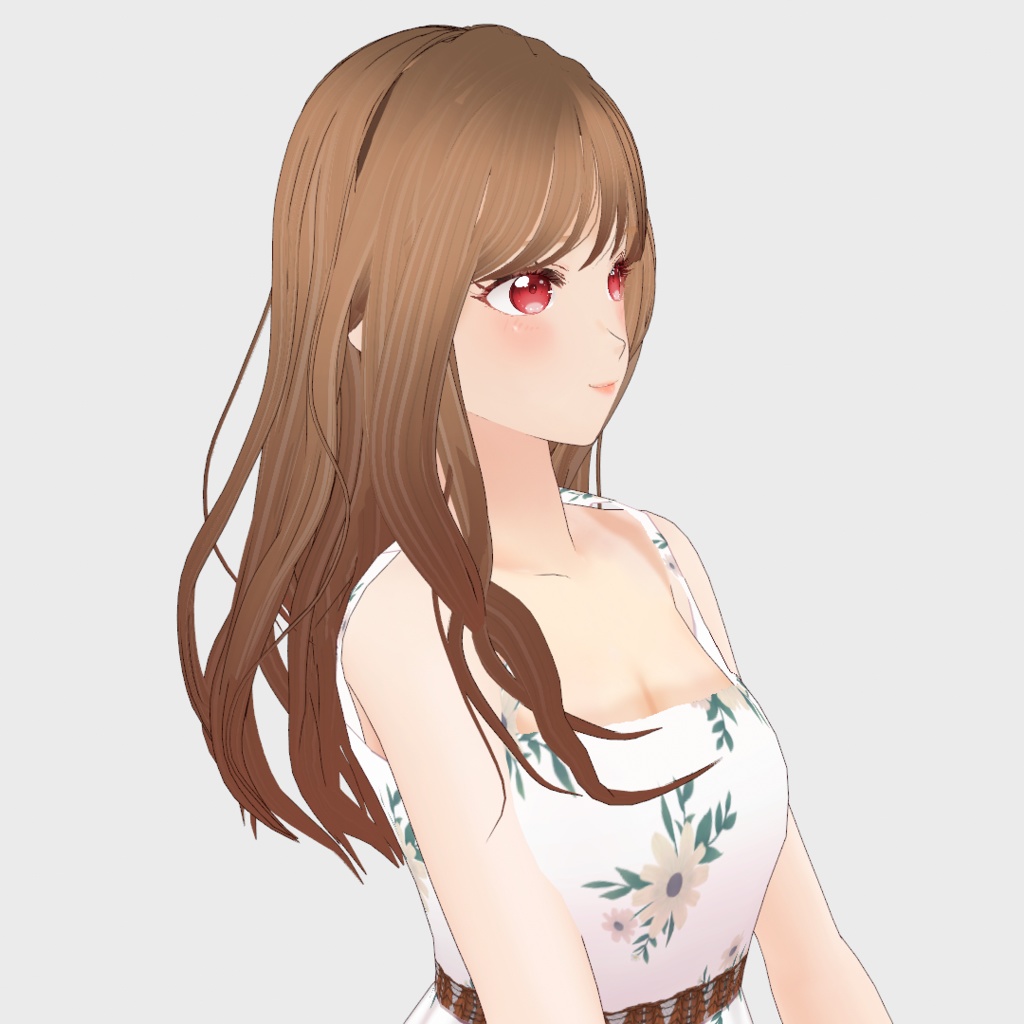 VRoid Hair presets ナチュラルなウェーブ&ストレートヘア