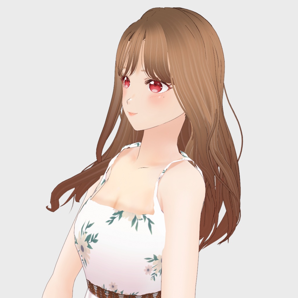 VRoid Hair presets ナチュラルなウェーブ&ストレートヘア