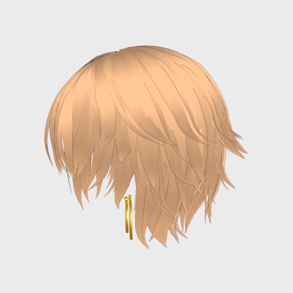 VRoid Hair presets ワイルドなツンツンヘア