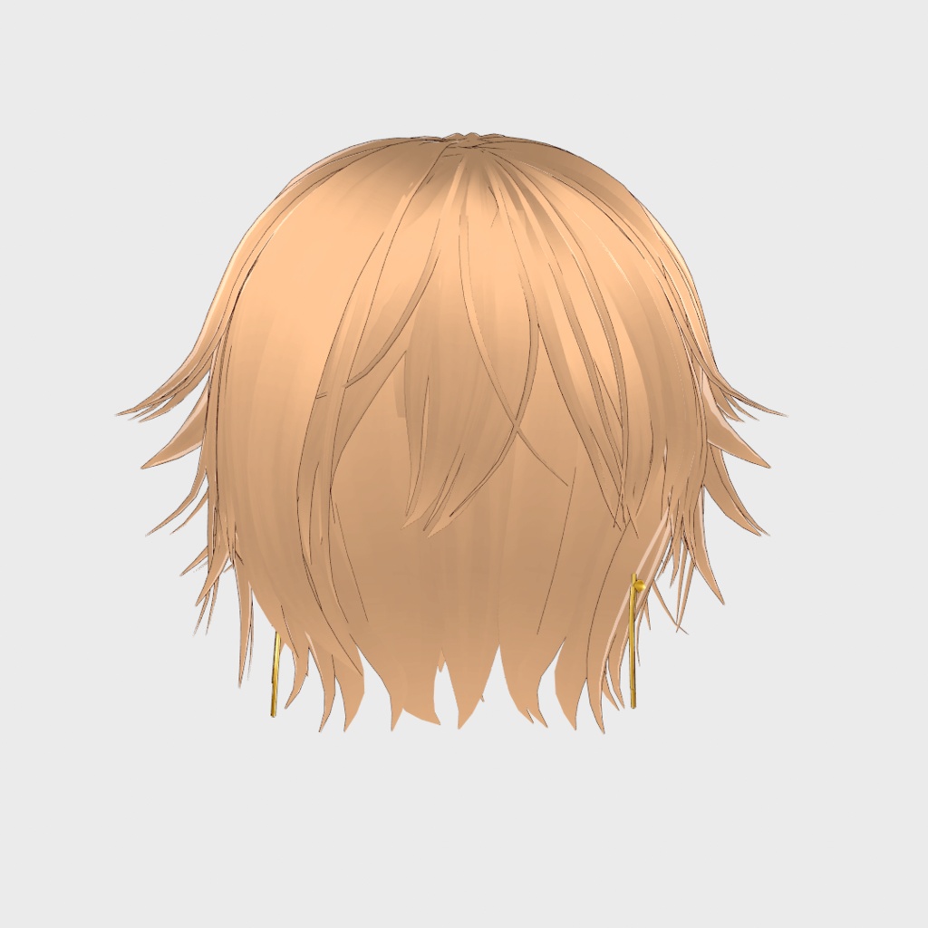 VRoid Hair presets ワイルドなツンツンヘア