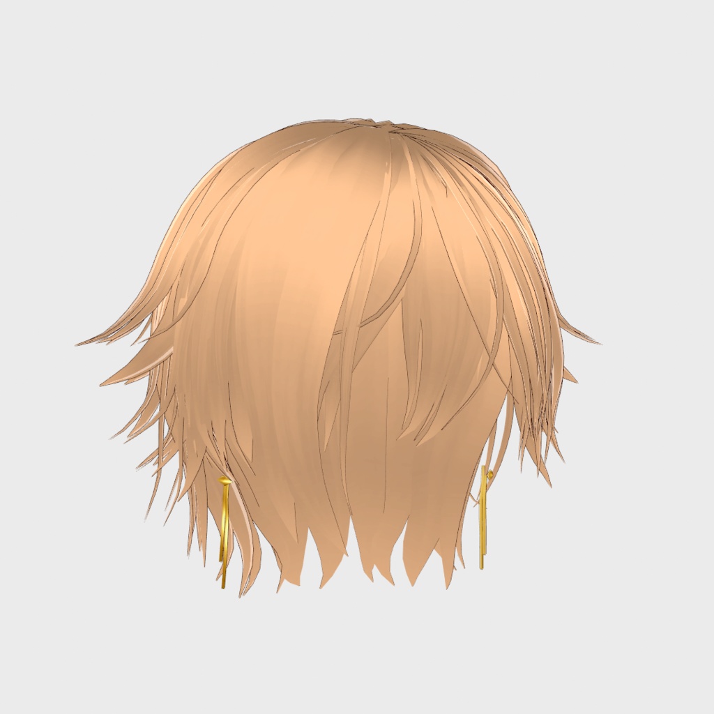 VRoid Hair presets ワイルドなツンツンヘア