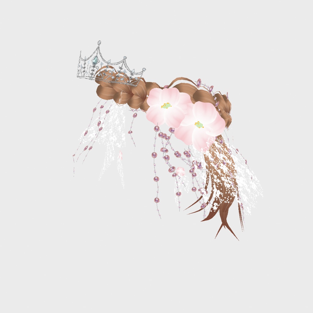 VRoid Outfit & Hair Accessory 「June Bride」