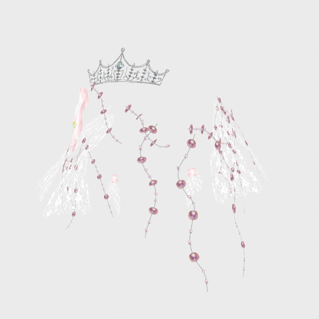 VRoid Outfit & Hair Accessory 「June Bride」