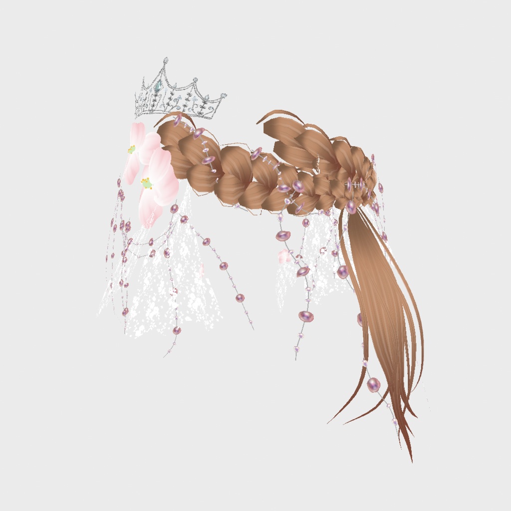 VRoid Outfit & Hair Accessory 「June Bride」