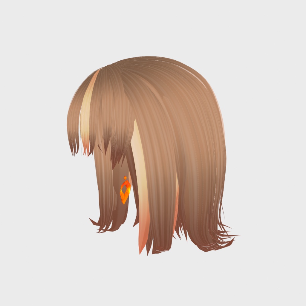 VRoid Hair presets イメチェン外はねボブ