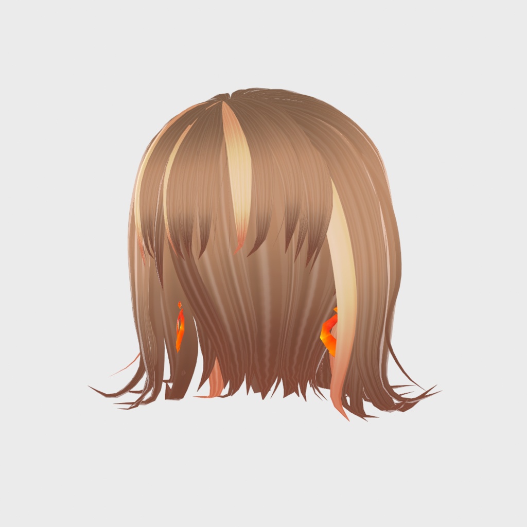 VRoid Hair presets イメチェン外はねボブ