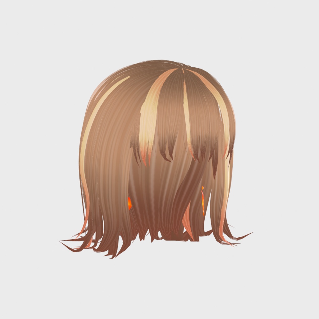 VRoid Hair presets イメチェン外はねボブ