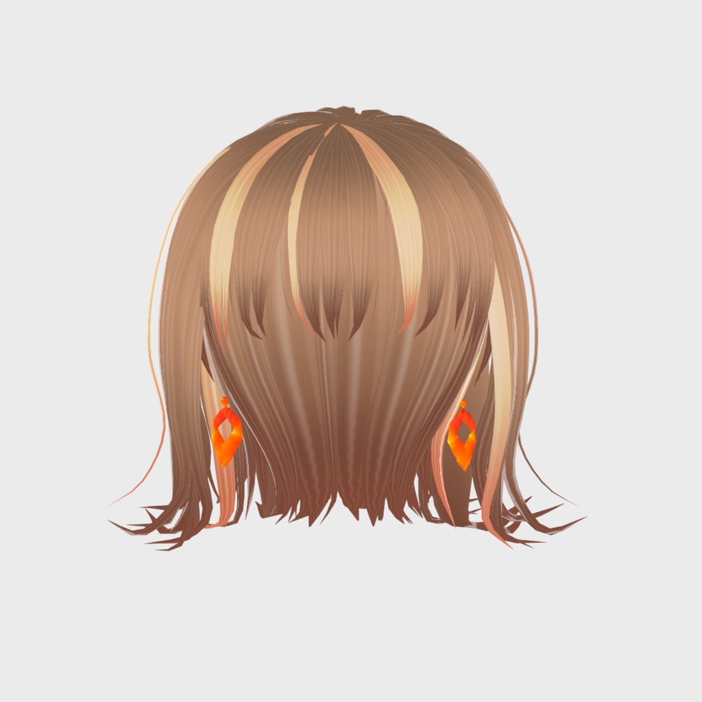 VRoid Hair presets イメチェン外はねボブ