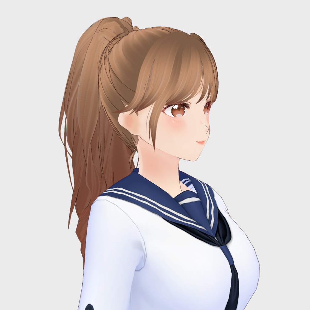 VRoid Hair customitem やんちゃポニテ