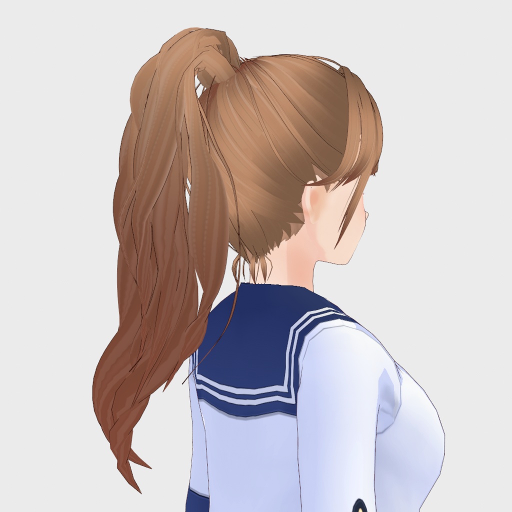VRoid Hair customitem やんちゃポニテ