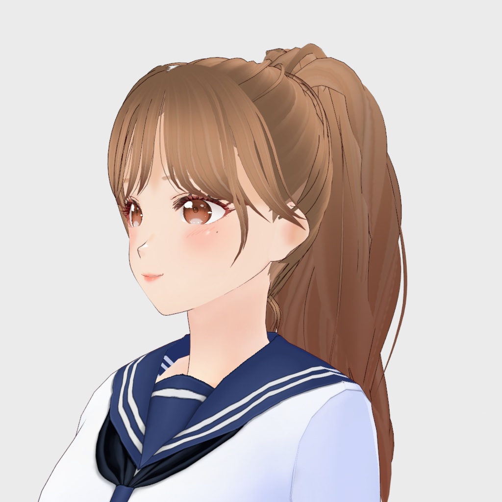 VRoid Hair customitem やんちゃポニテ