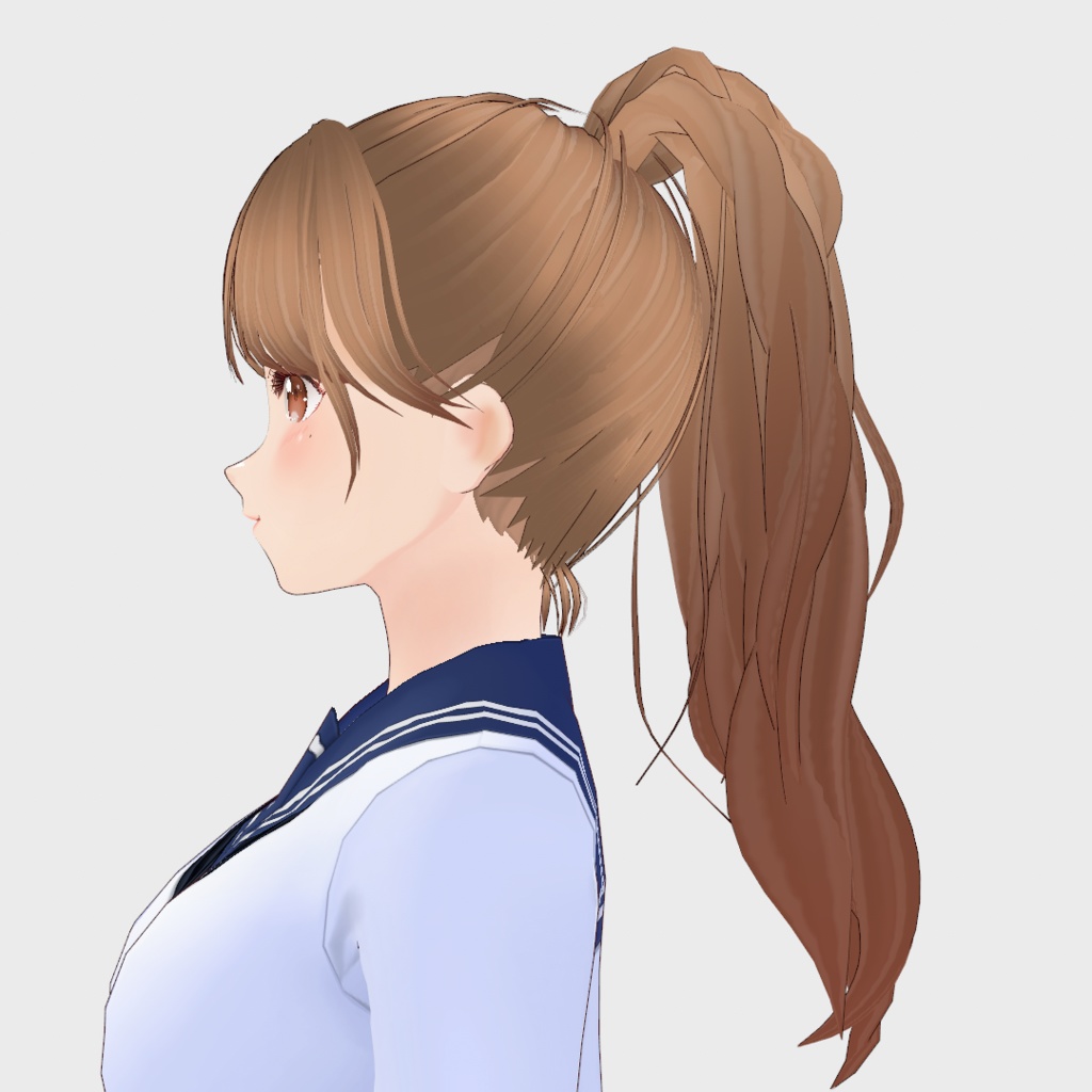 VRoid Hair customitem やんちゃポニテ