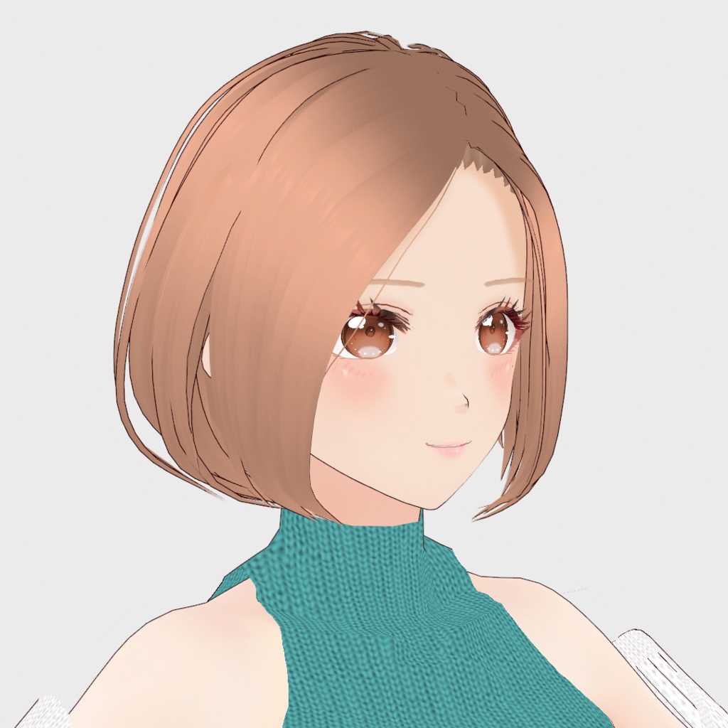 VRoid Hair presets ズルかわいい❤センターパートボブ