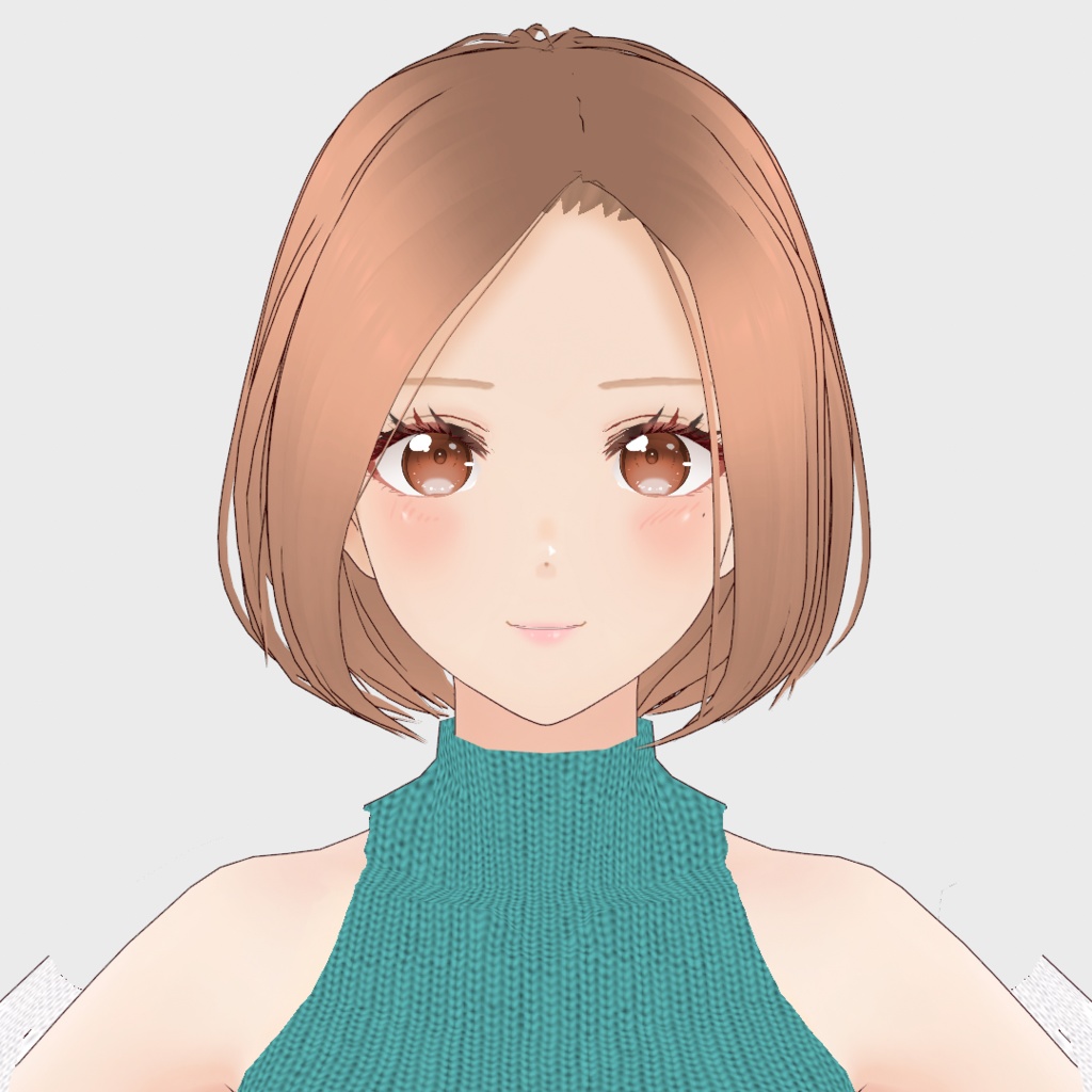 VRoid Hair presets ズルかわいい❤センターパートボブ