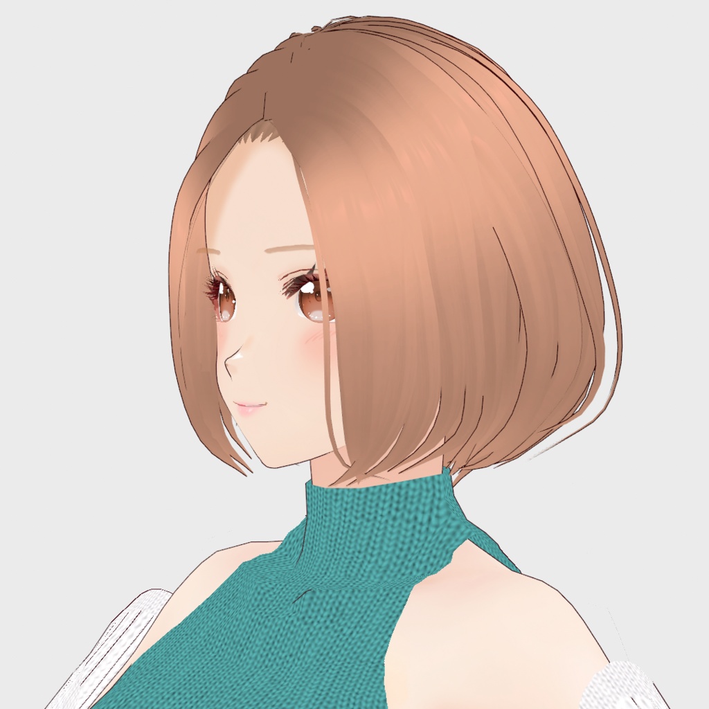 VRoid Hair presets ズルかわいい❤センターパートボブ