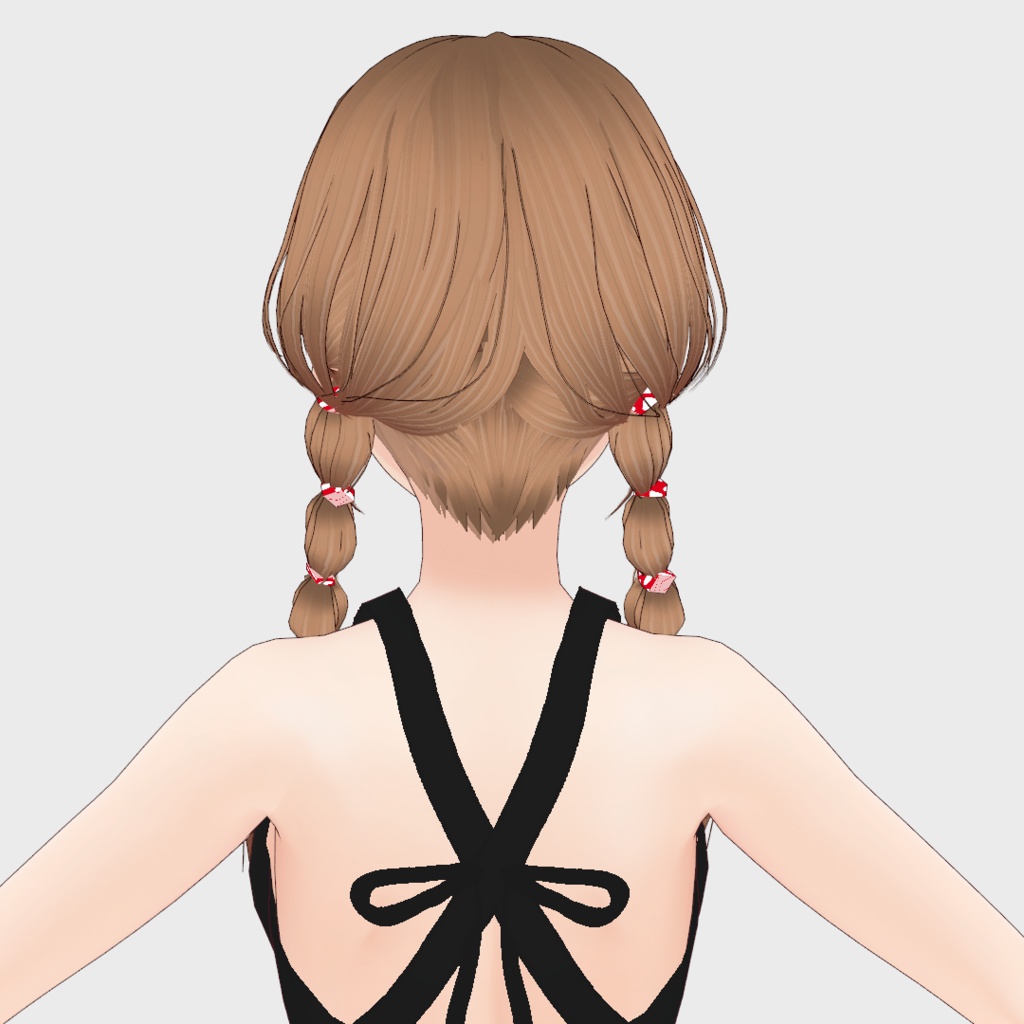 VRoid Hair presets ゆるゆるみつあみヘア