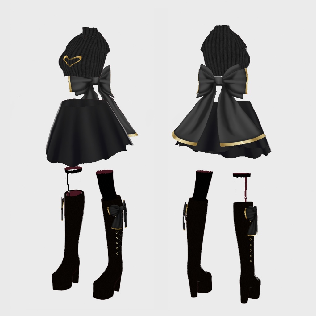 VRoid Model:「堕天使ちゃん -Fallen Angel-」