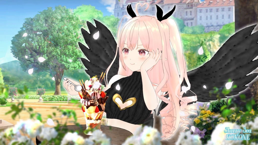 VRoid Model:「堕天使ちゃん -Fallen Angel-」