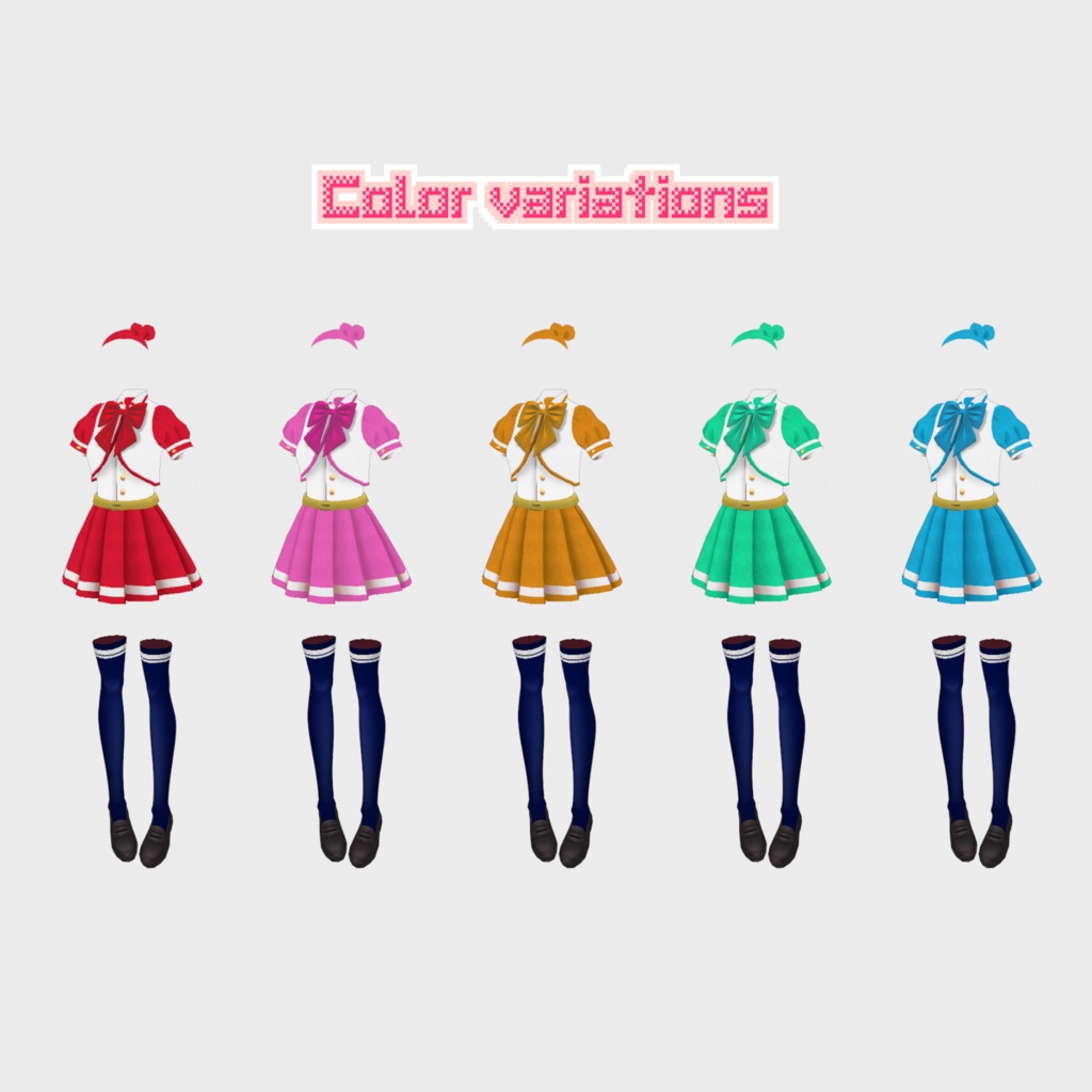 VRoid Outfit Texture 「Idol Uniform」