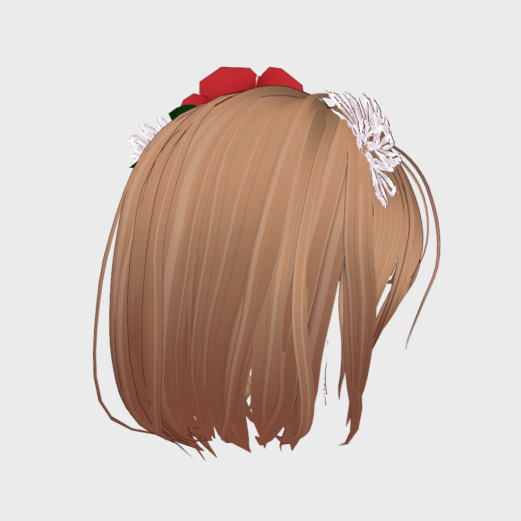 VRoid Clothes & Hair Accessory 「艶やか牡丹の着物」