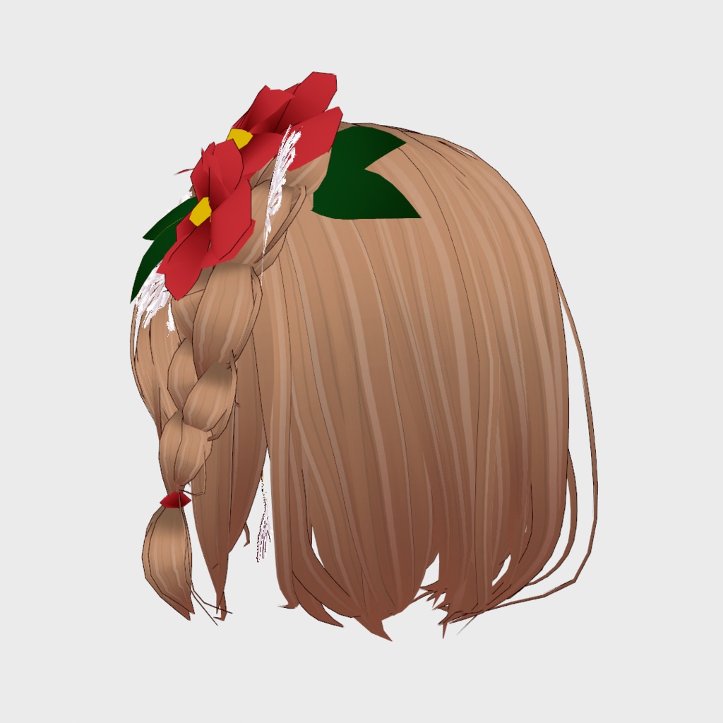 VRoid Clothes & Hair Accessory 「艶やか牡丹の着物」