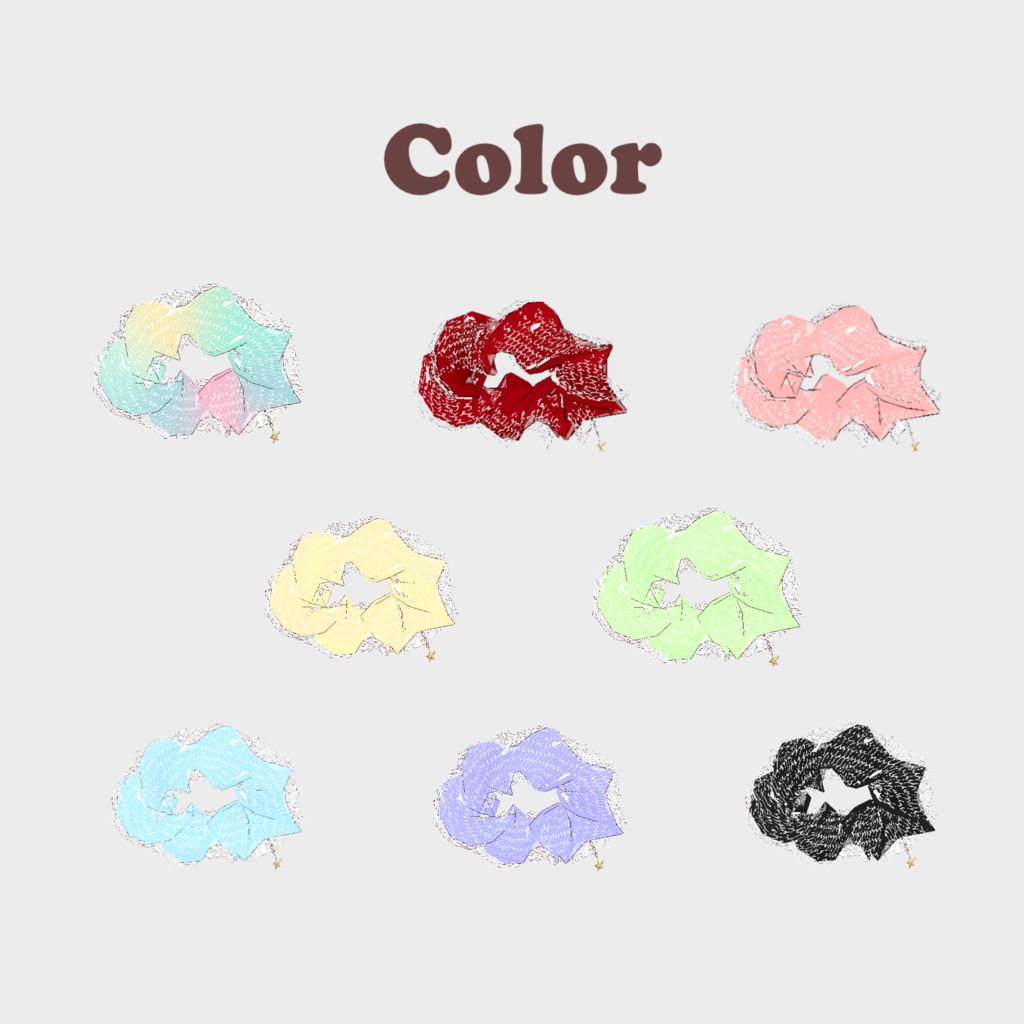 VRoid Hair presets ゆめかわ☆シュシュ♡