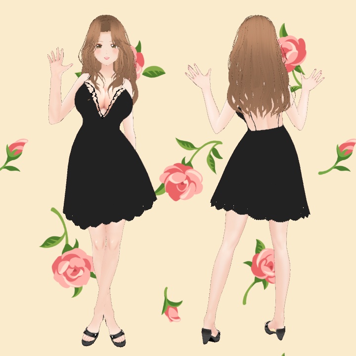 ★15禁★ VRoid Model:「麗しのお姉さん アナリザ -Annalisa-」Remake