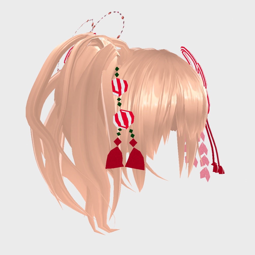 VRoid Hair presets 和服に似合うサイドポニーテール