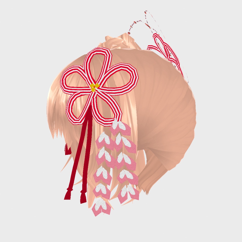 VRoid Hair presets 和服に似合うサイドポニーテール